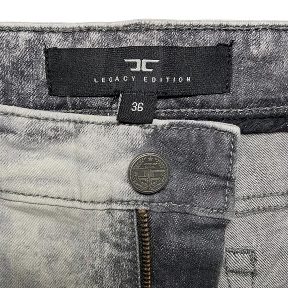 5/$25 Jordan Craig Distressed Denim Shorts Paint Splatter Streetwear 36 - Picture 7 of 9